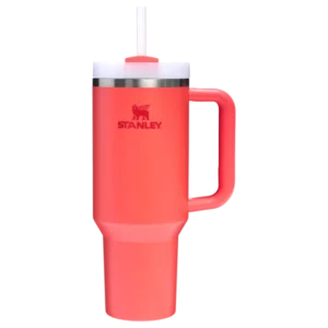 Hot Coral Tumbler Stanley Quencher 1.18L