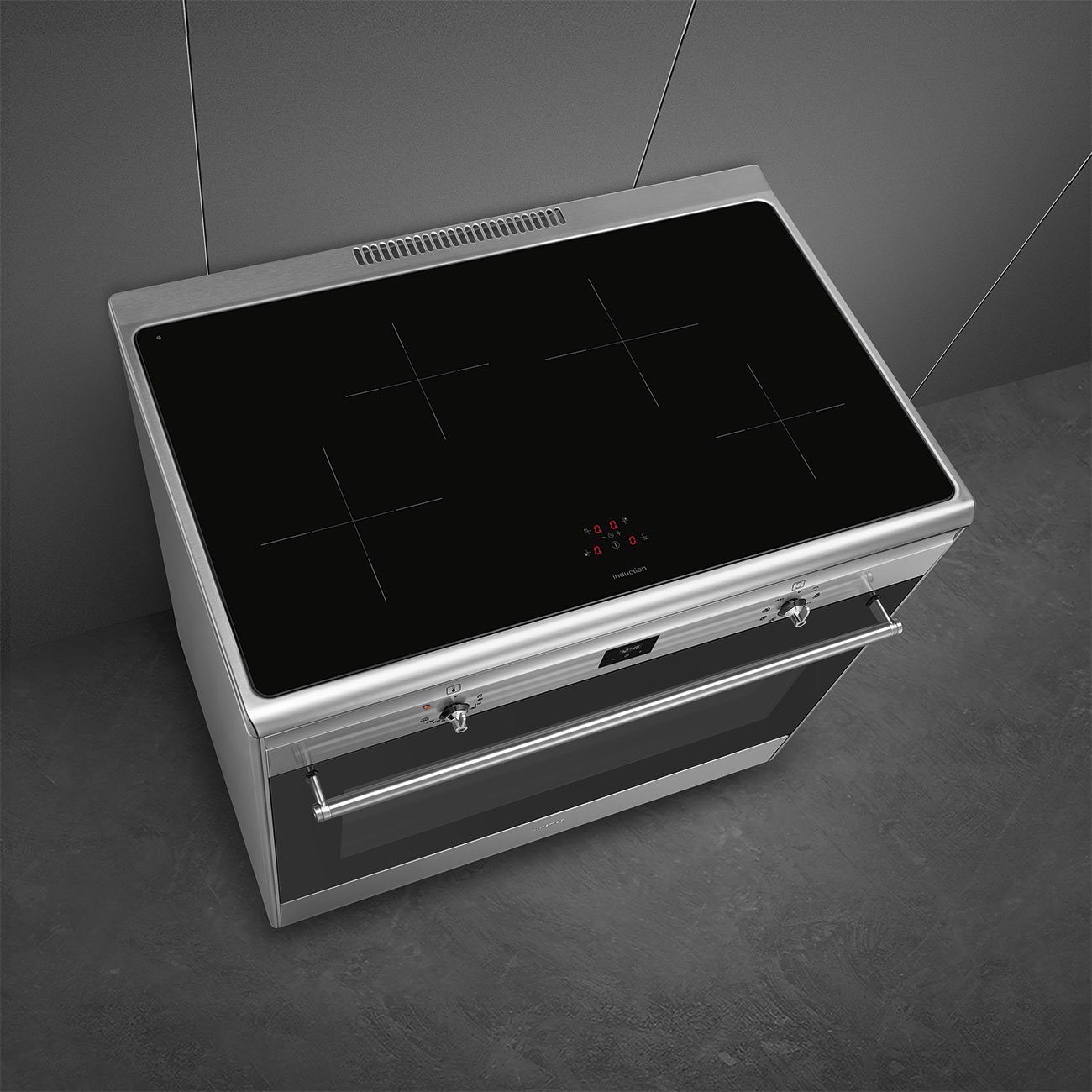 Induction Hob 90cm Smeg Cooker CG90CIXT - Image 5