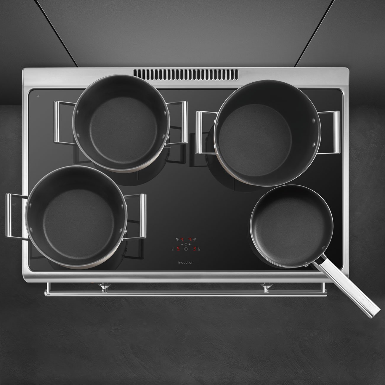 Induction Hob 90cm Smeg Cooker CG90CIXT - Image 6