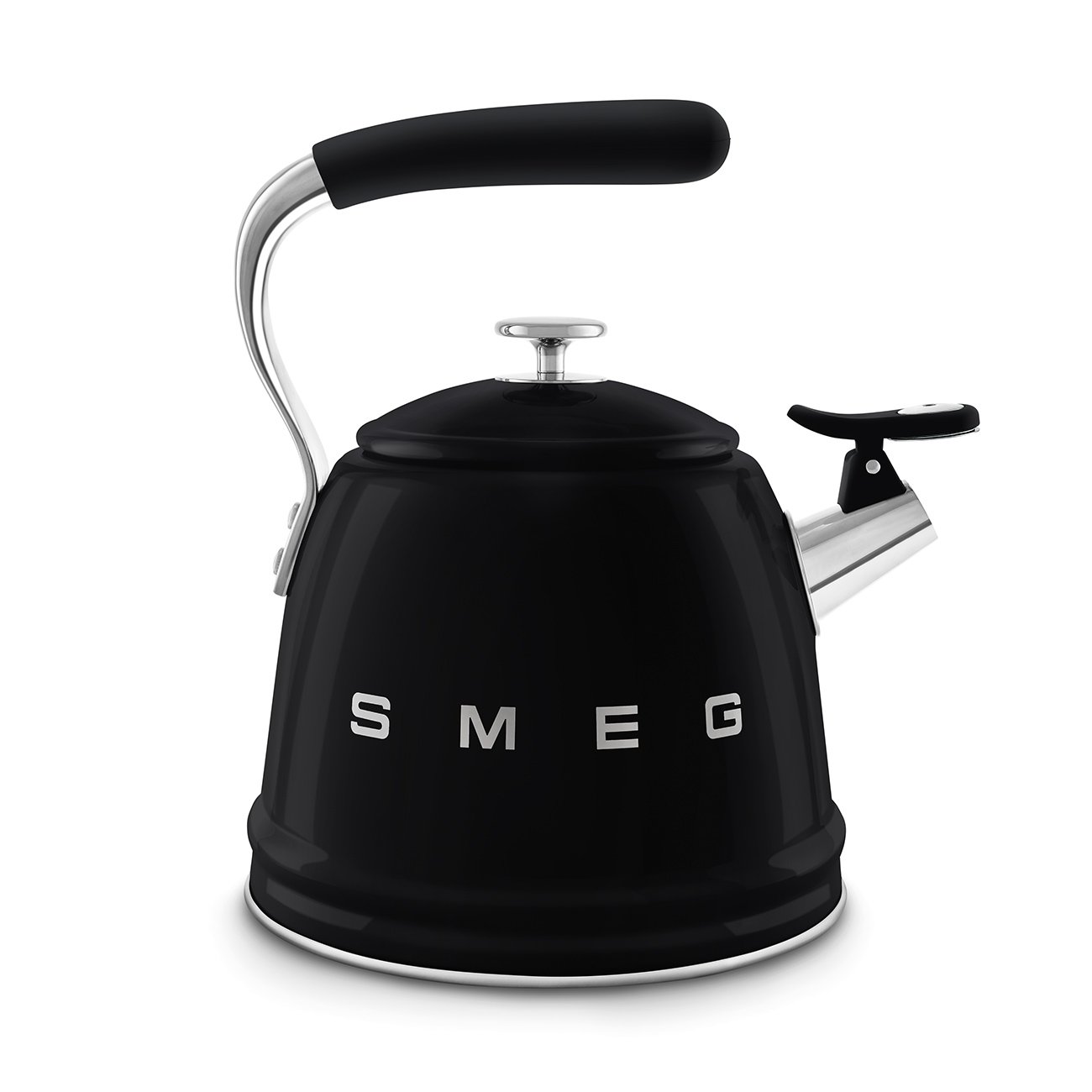 Smeg 2.3L Black Whistling Kettle - Image 4
