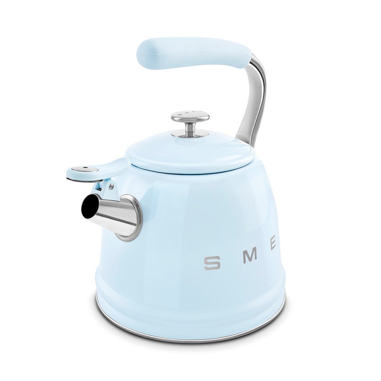 Smeg 2.3L Pastel Blue Whistling Kettle - Image 3