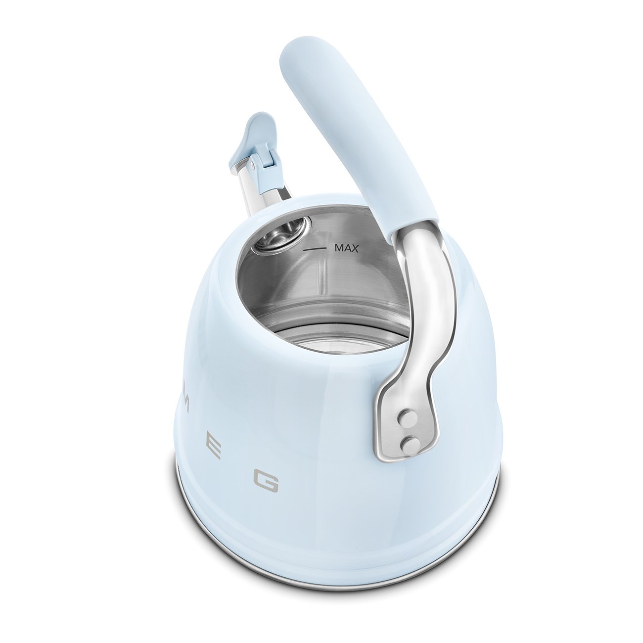 Smeg 2.3L Pastel Blue Whistling Kettle - Image 4
