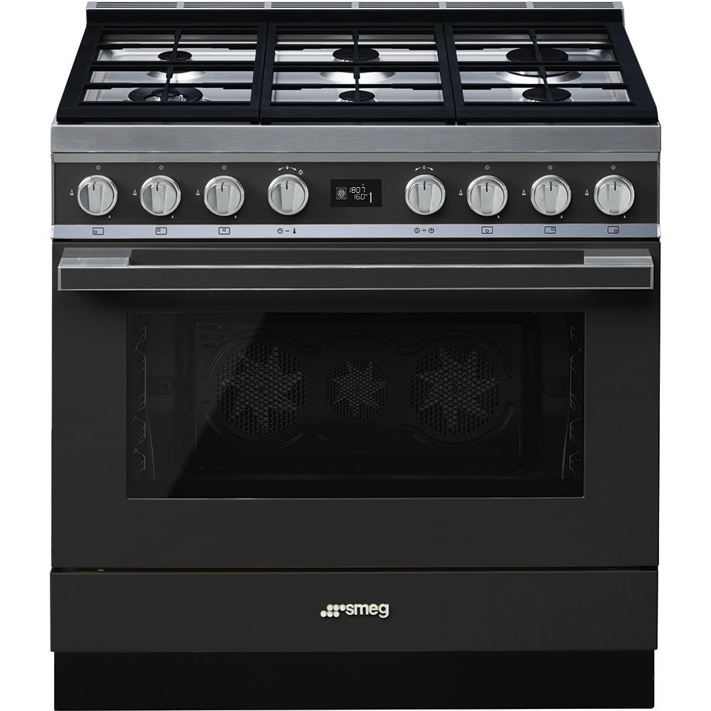 Anthracite 90Cm Smeg CPF9GPAN Cooker