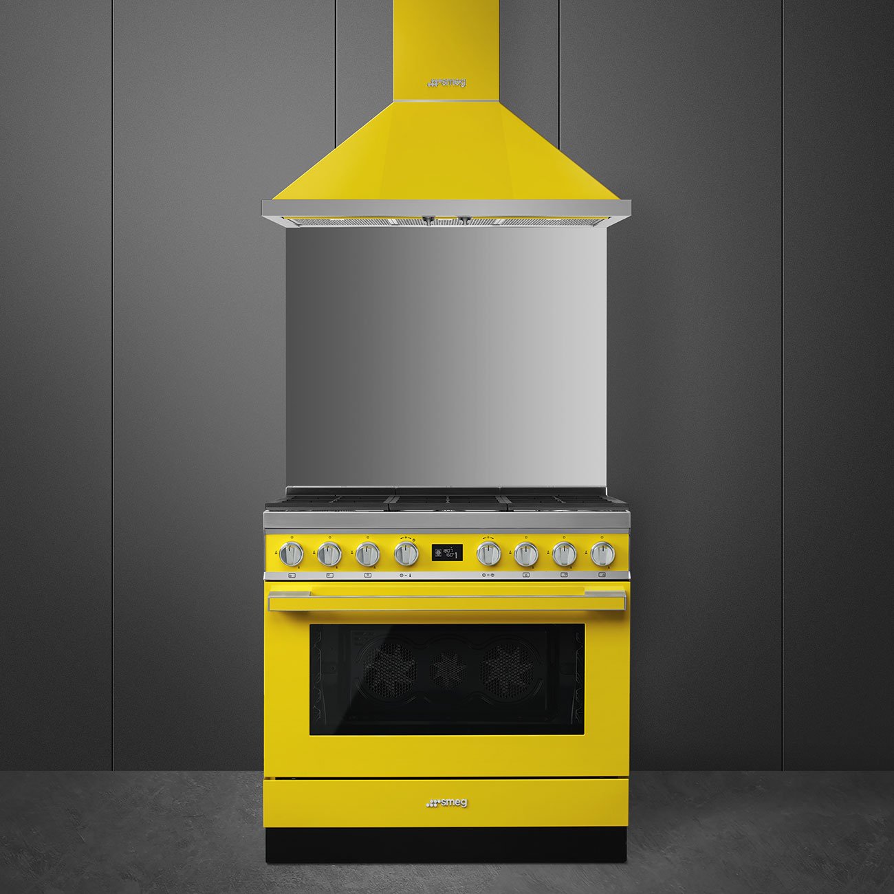 CPF9GPYW 90 Cm Smeg Yellow Portofino Cooker - Image 3