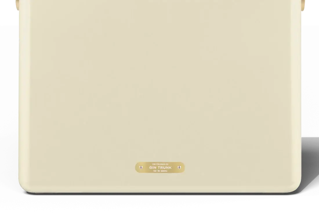 24L Safari White Field Bar Gin Trunk - Image 4