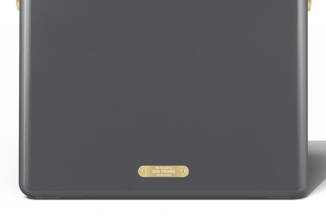 24L Oyster Grey Field Bar Gin Trunk - Image 5