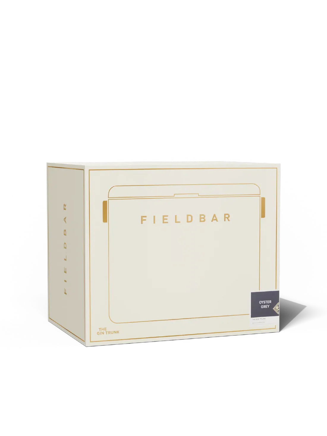 24L Oyster Grey Field Bar Gin Trunk - Image 2