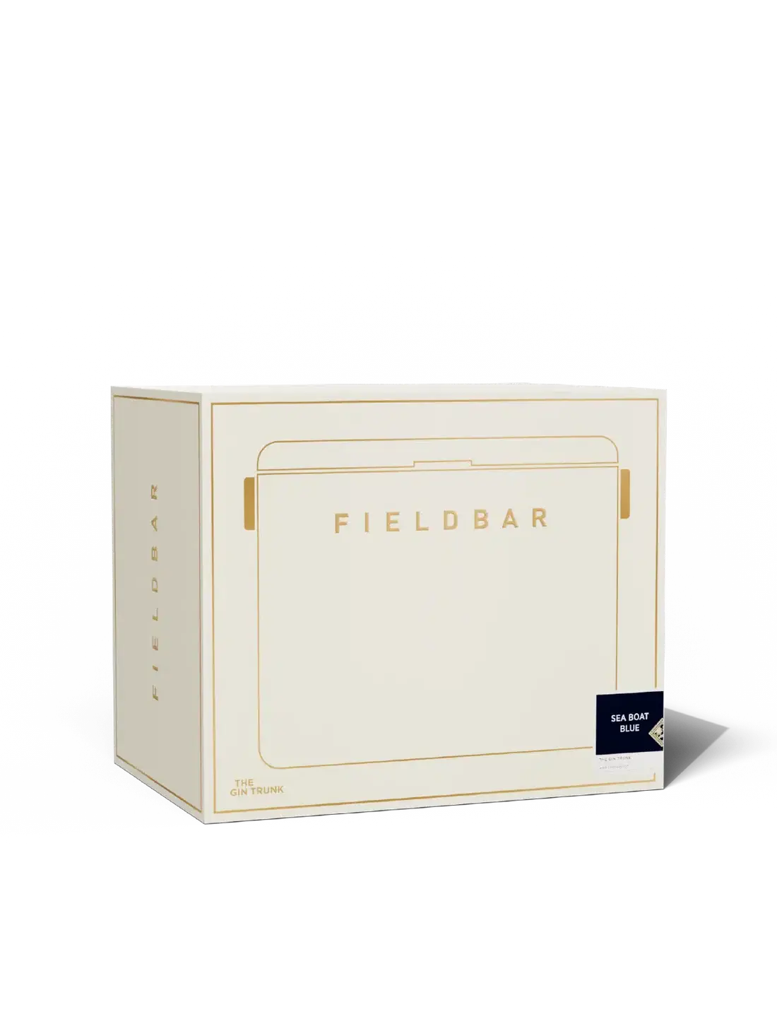 24L Sea Boat Blue Field Bar Gin Trunk - Image 7