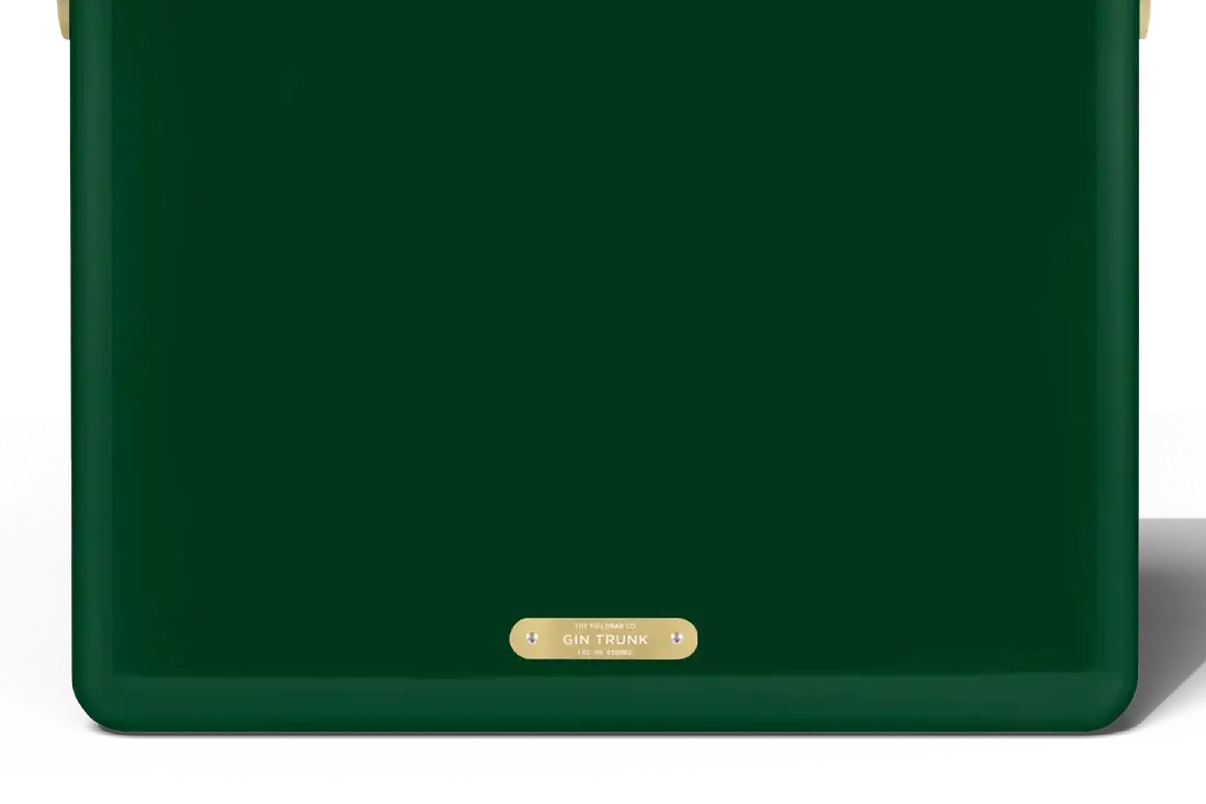 24L Racing Green Field Bar Gin Trunk - Image 4