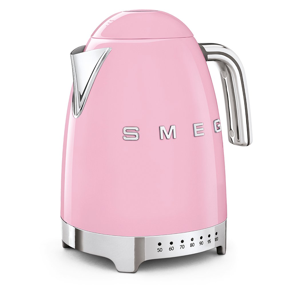 Luxury Pink Smeg Variable 1.7L Kettle