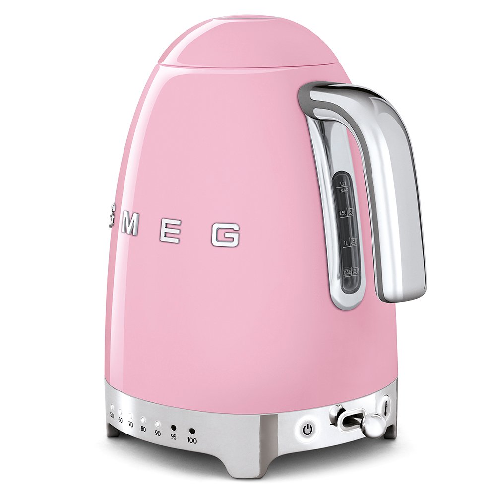 Luxury Pink Smeg Variable 1.7L Kettle - Image 3