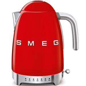 Red Glossy 50's Style Smeg Kettle KLF04RDSA