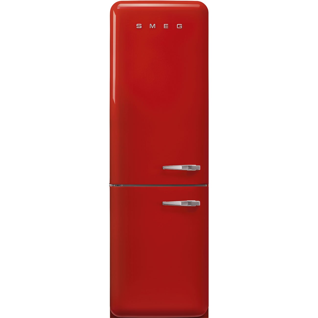 Red Smeg Standing Refrigerator FAB30RRD