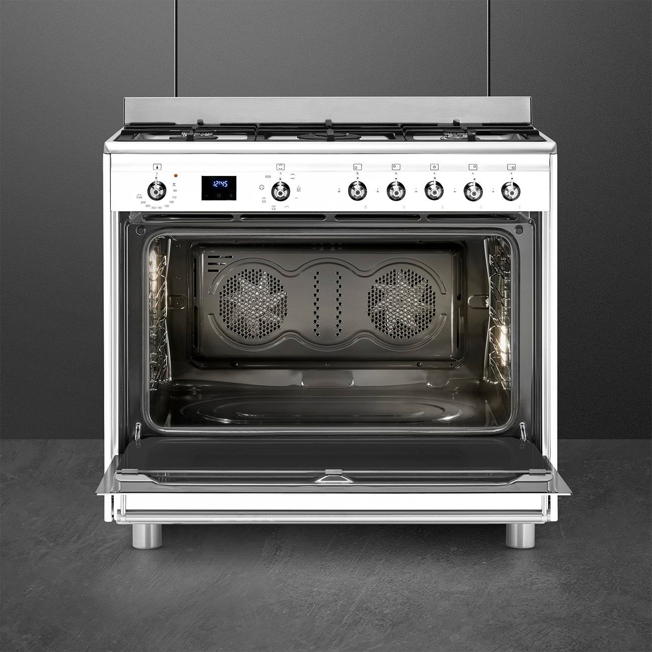 90cm White Smeg SSA91MAWH2 Gas Cooker - Image 6