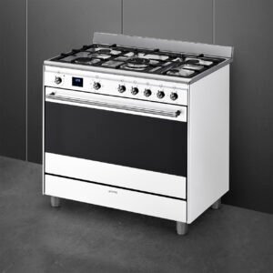 90cm White Smeg SSA91MAWH2 Gas Cooker