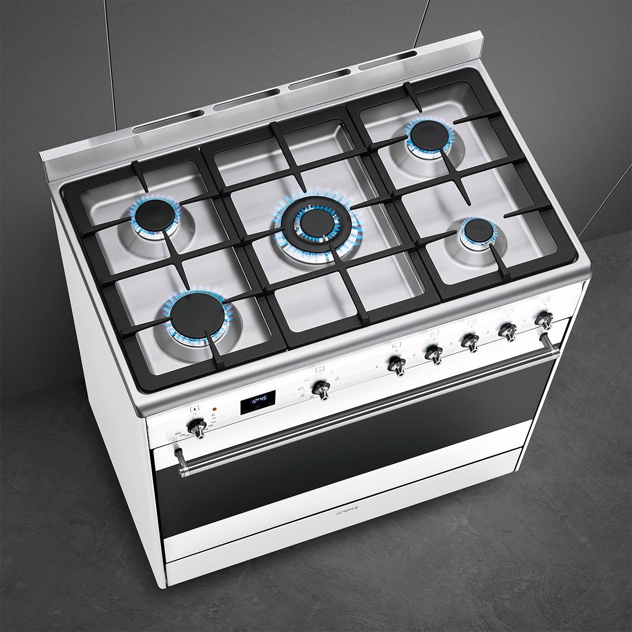 90cm White Smeg SSA91MAWH2 Gas Cooker - Image 3
