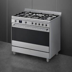 SSA91MAX2 90cm Stainless Steel Smeg Cooker