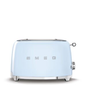 Pastel Blue Smeg TSF01PBSA 50's Retro Style 2 Slice Toaster