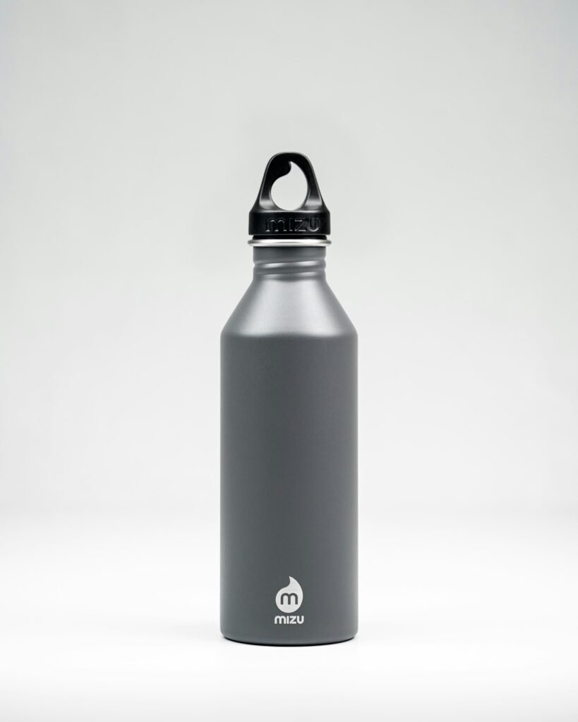 Stainless steel insulated tumbler bottle similar to Stanley Quencher style